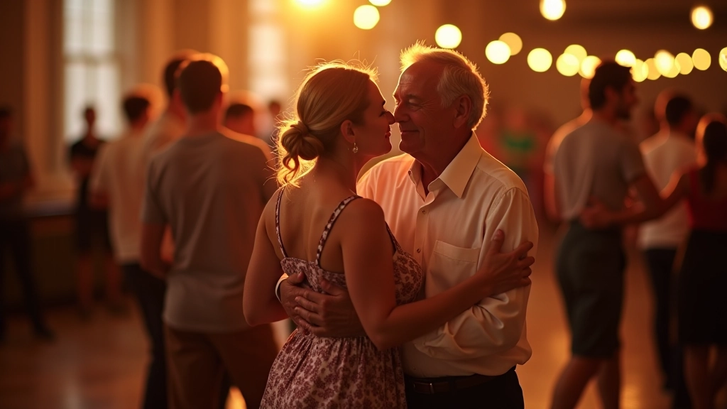 Latin dance festival celebration with couples dancing