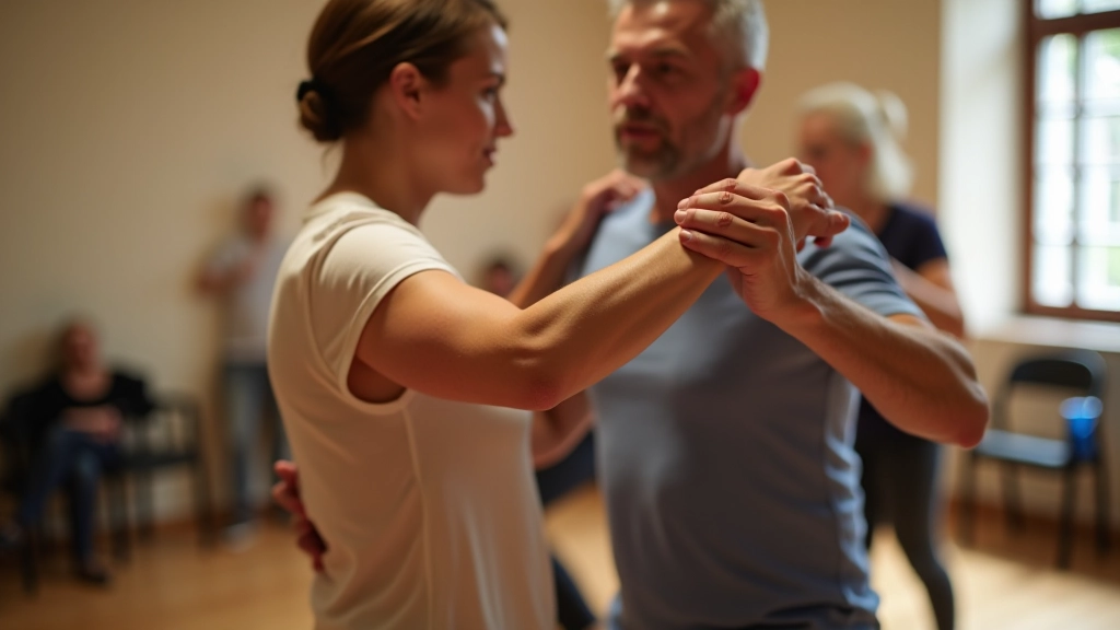Partner dance workshop instruction