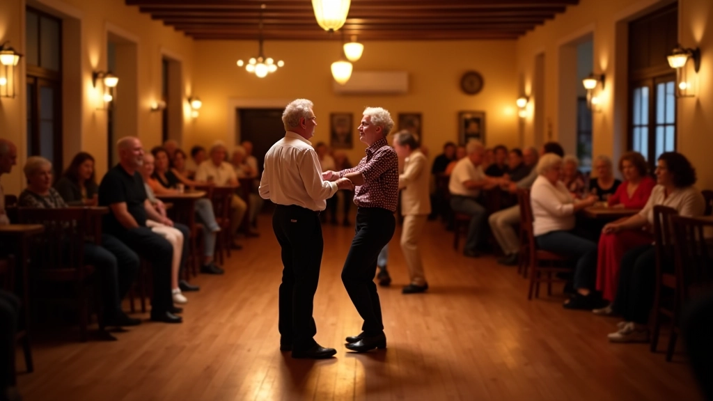 Community dance hall interior